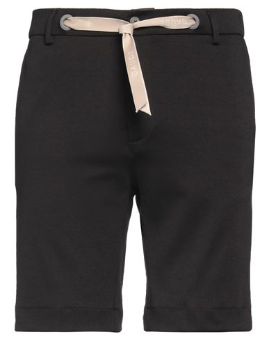 Man Shorts & Bermuda Shorts Black Size 36 Polyester, Viscose, Elastane