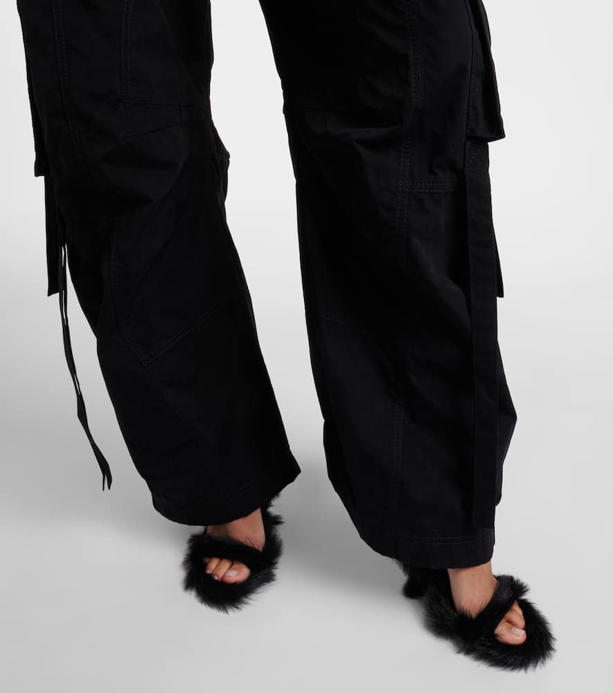 Mid-rise cargo pants