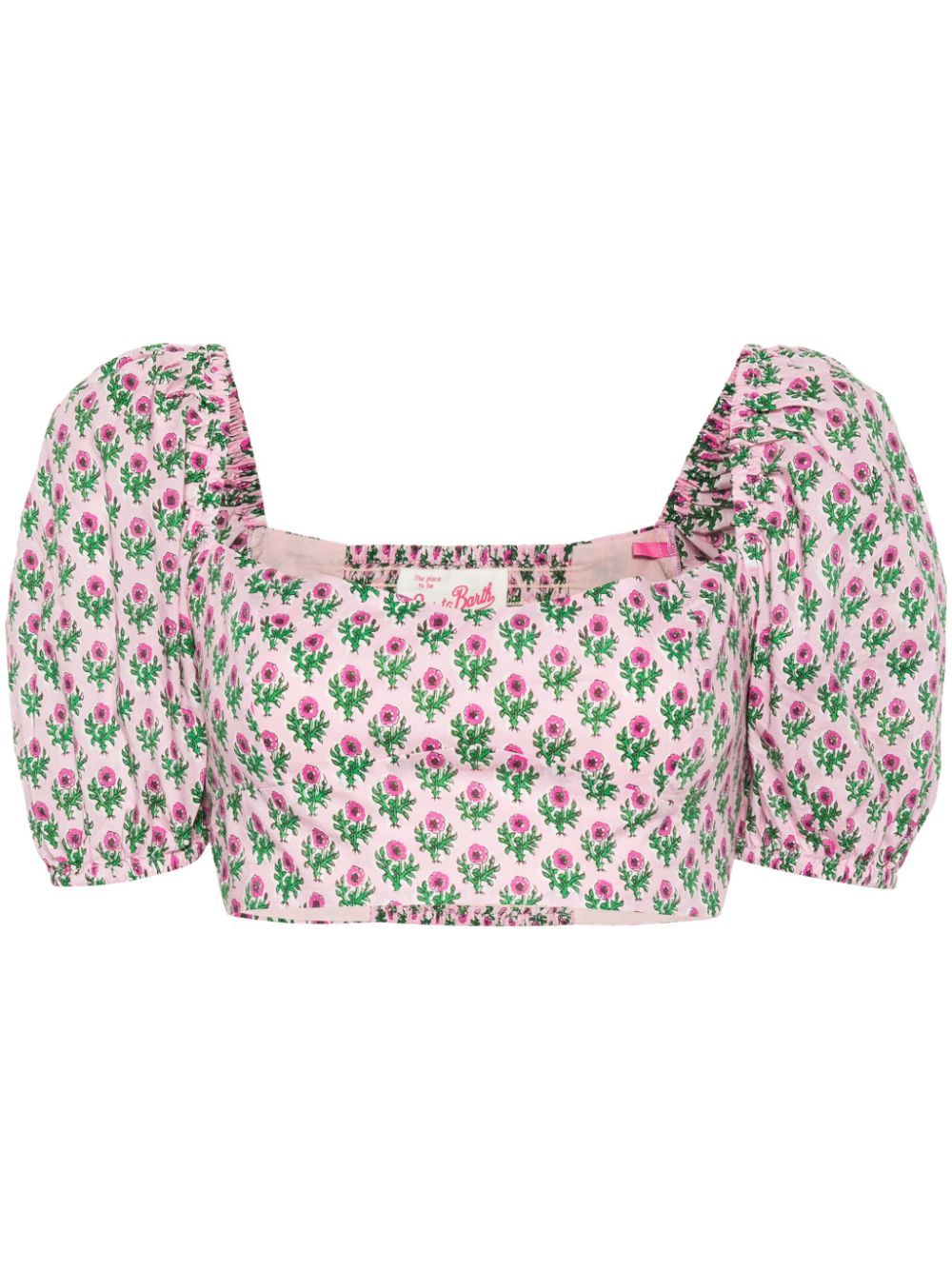 Crop Top With Floral Print