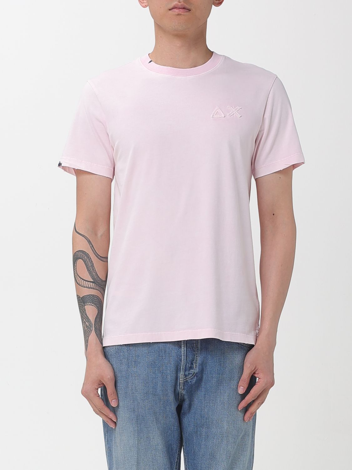 T-Shirt Men color Blush Pink