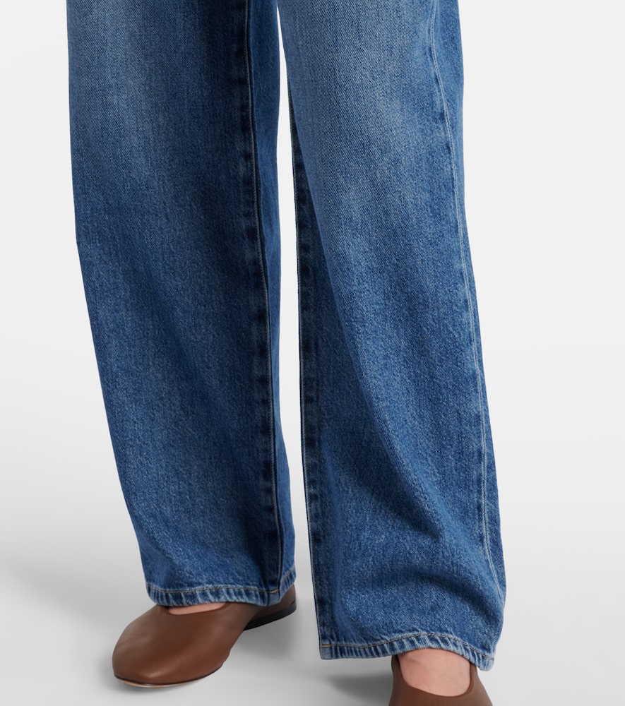 Kora mid-rise wide-leg jeans