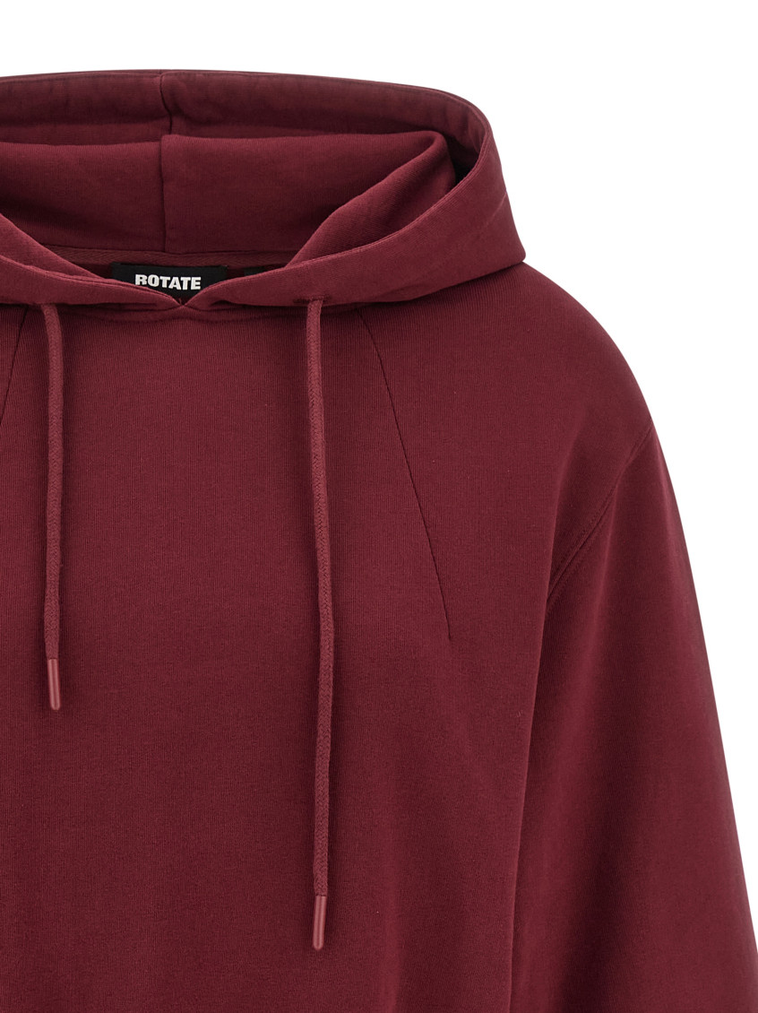 Maroon Terry Back hoodie