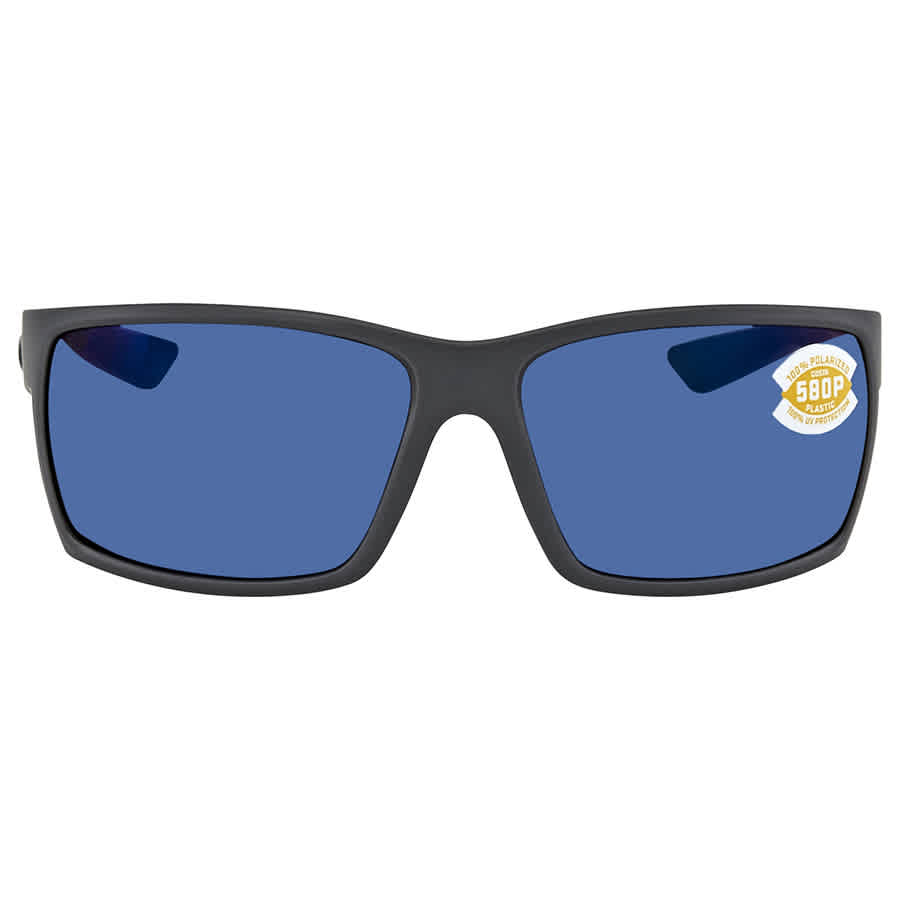 REEFTON Blue Mirror Polarized Polycarbonate Mens Sunglasses RFT 98 OBMP