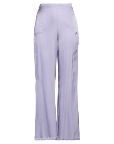 Woman Pants Lilac Size 6 Lyocell