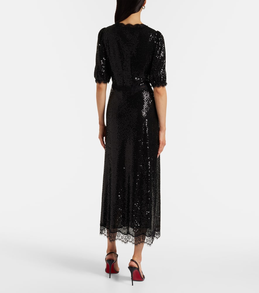 Verena sequined maxi dress