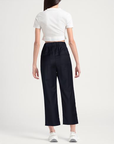 Woman Pants Midnight blue Size 10 Virgin Wool, Elastane