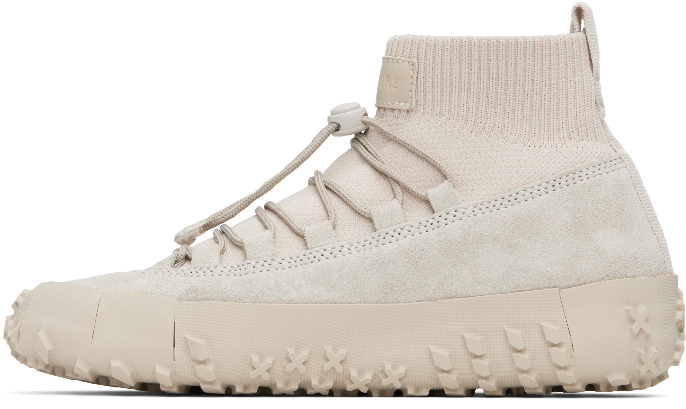 LEMAIRE Gray Vibram Wrap On Sneakers