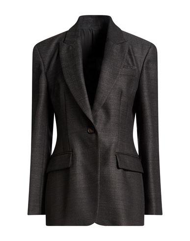 Woman Blazer Charcoal Size 0 Virgin Wool