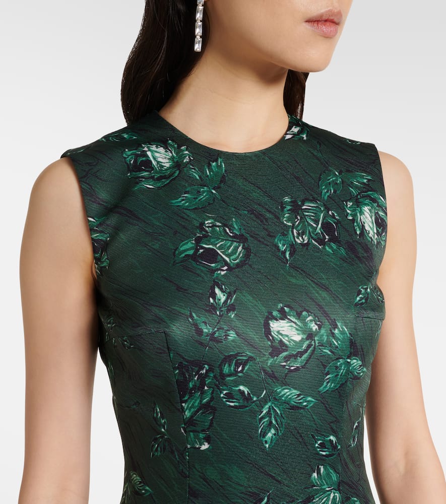 Emilia Wickstead Mara floral taffetta gown