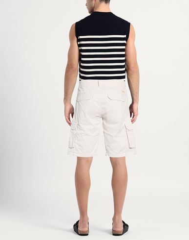 Man Shorts & Bermuda Shorts Light grey Size 26 Cotton
