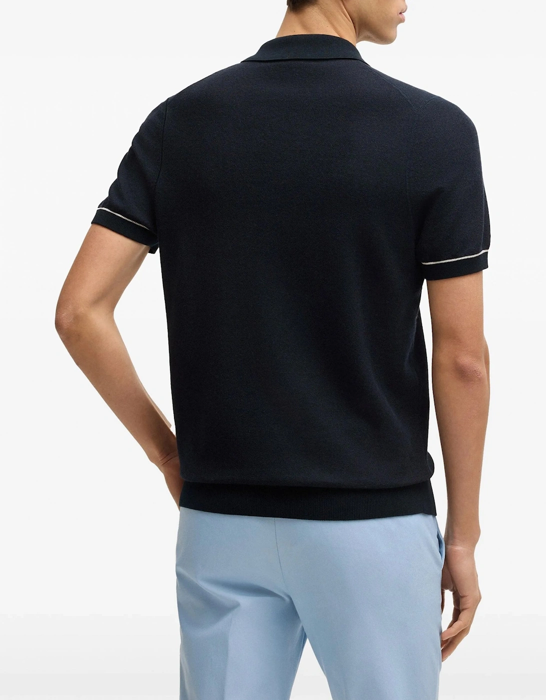 Hugo Boss Men's H Jianluca Sweater Navy - Size: 40/Regular