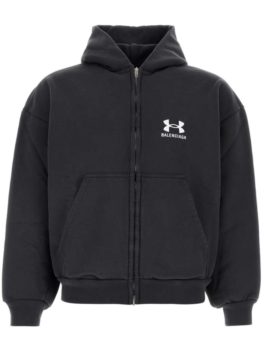 Black cotton X Under ArmourÂ® sweatshirt
