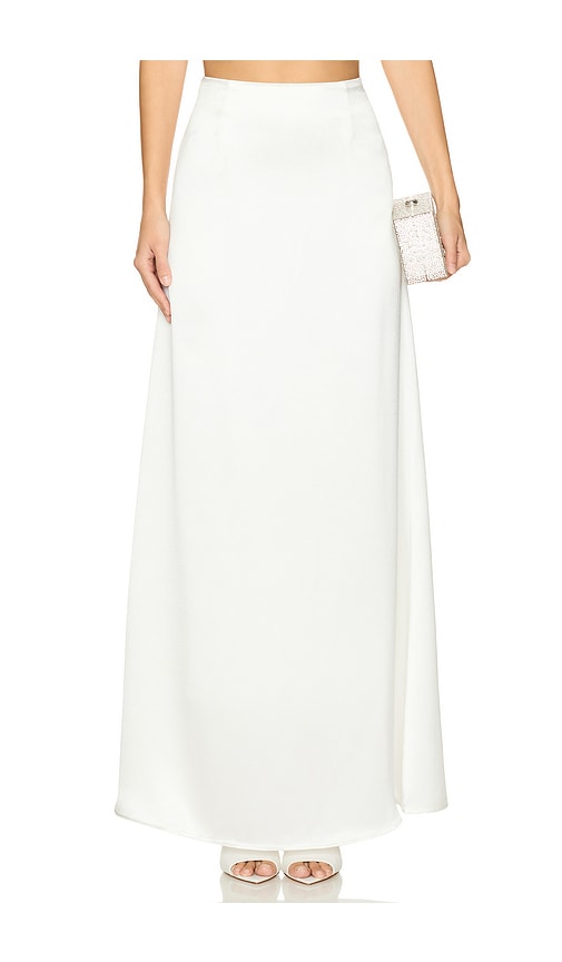 Mariandree Gaitan Annalise Silk Skirt in White. L also in