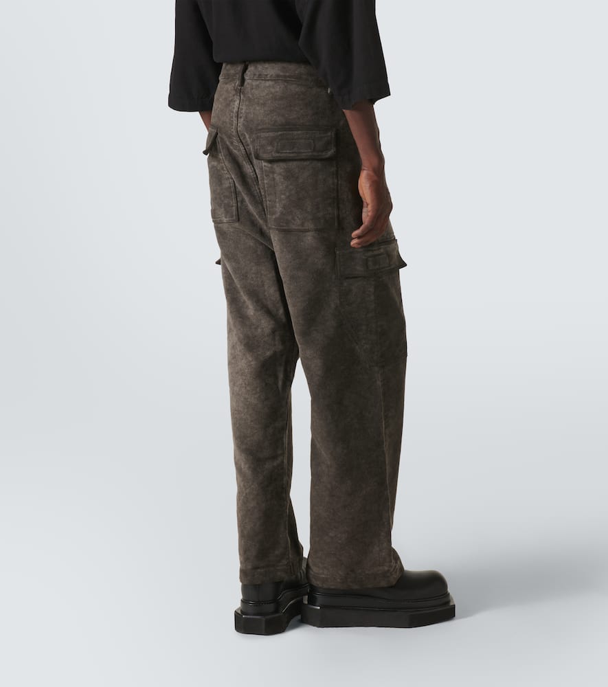Denim cargo pants