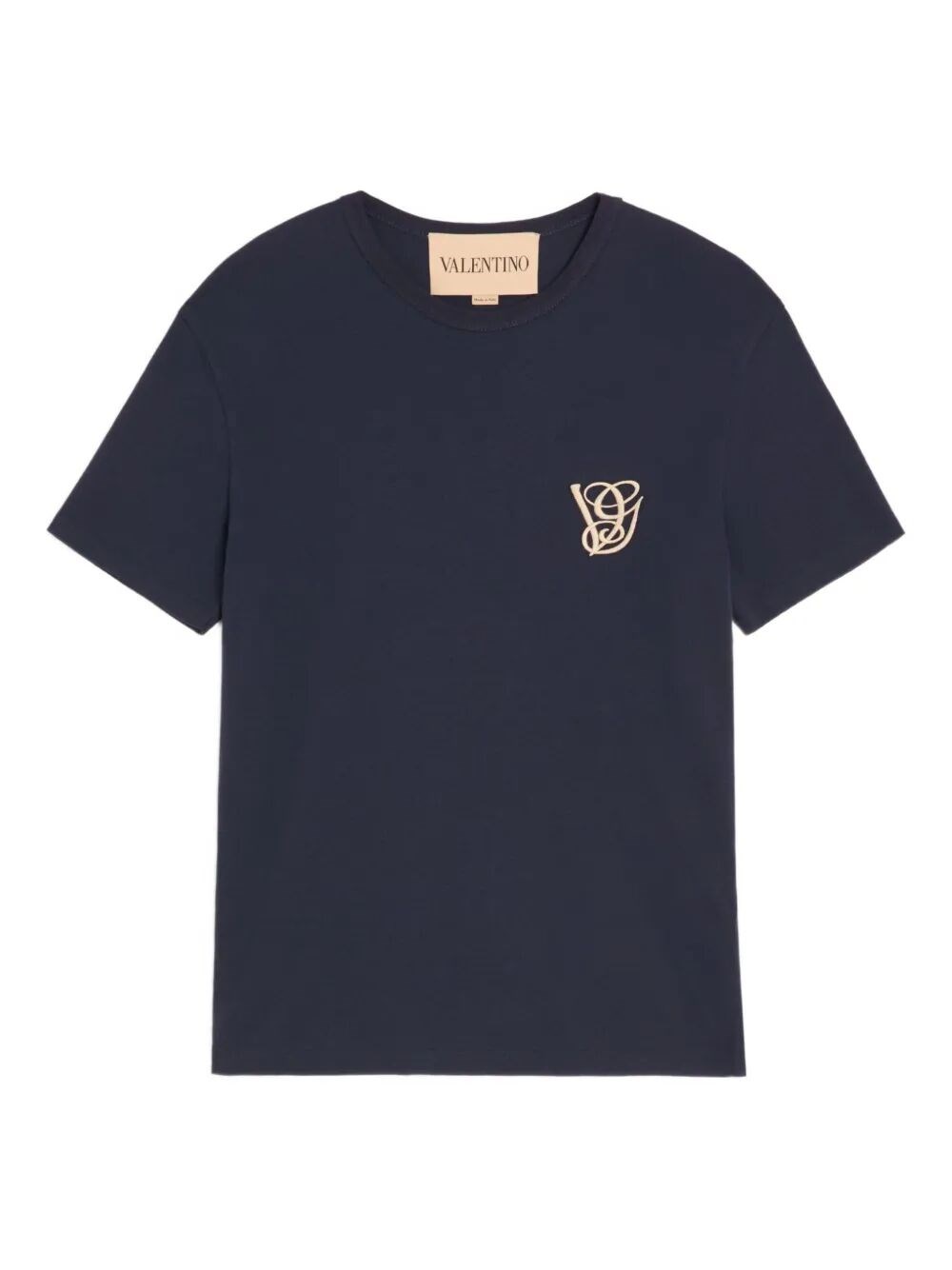 Embroidered `Vg` T-Shirt