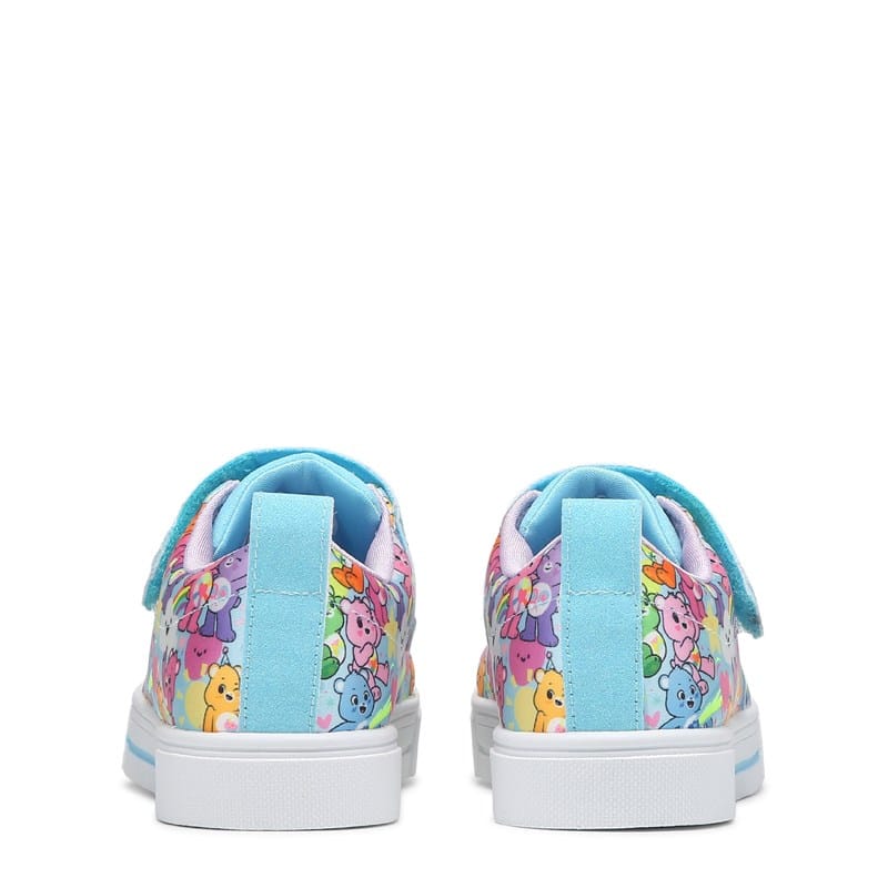 Kids' Care Bear Twinkle Sparks Light Up Sneaker Little Kid Shoes (Blue Multi Care Bear)