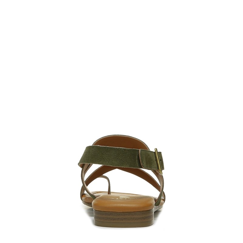 Women's Gia Sandals (Olive Green Suede)