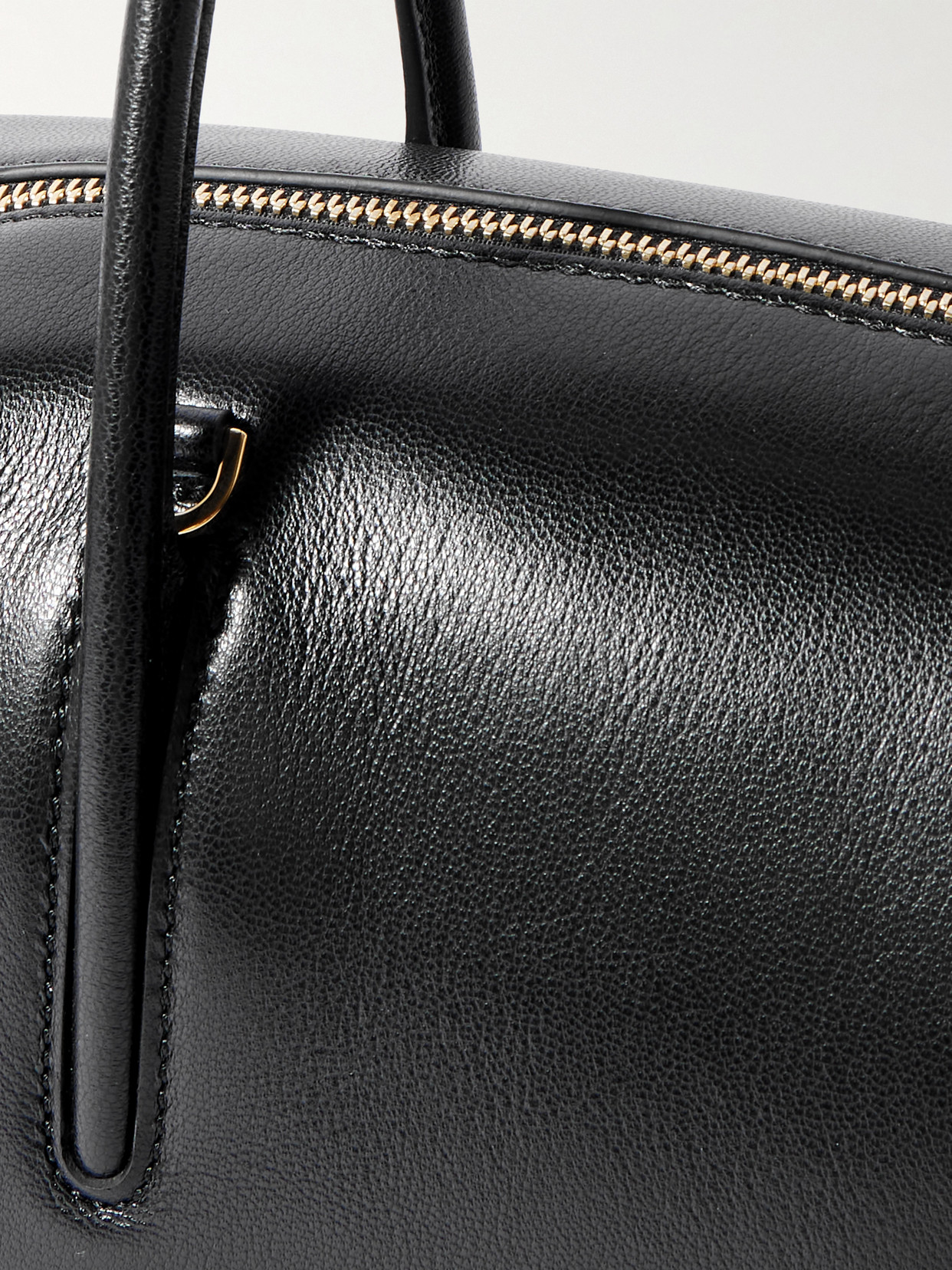 The Midi Stockholm Medium Textured-leather Tote Bag - Black