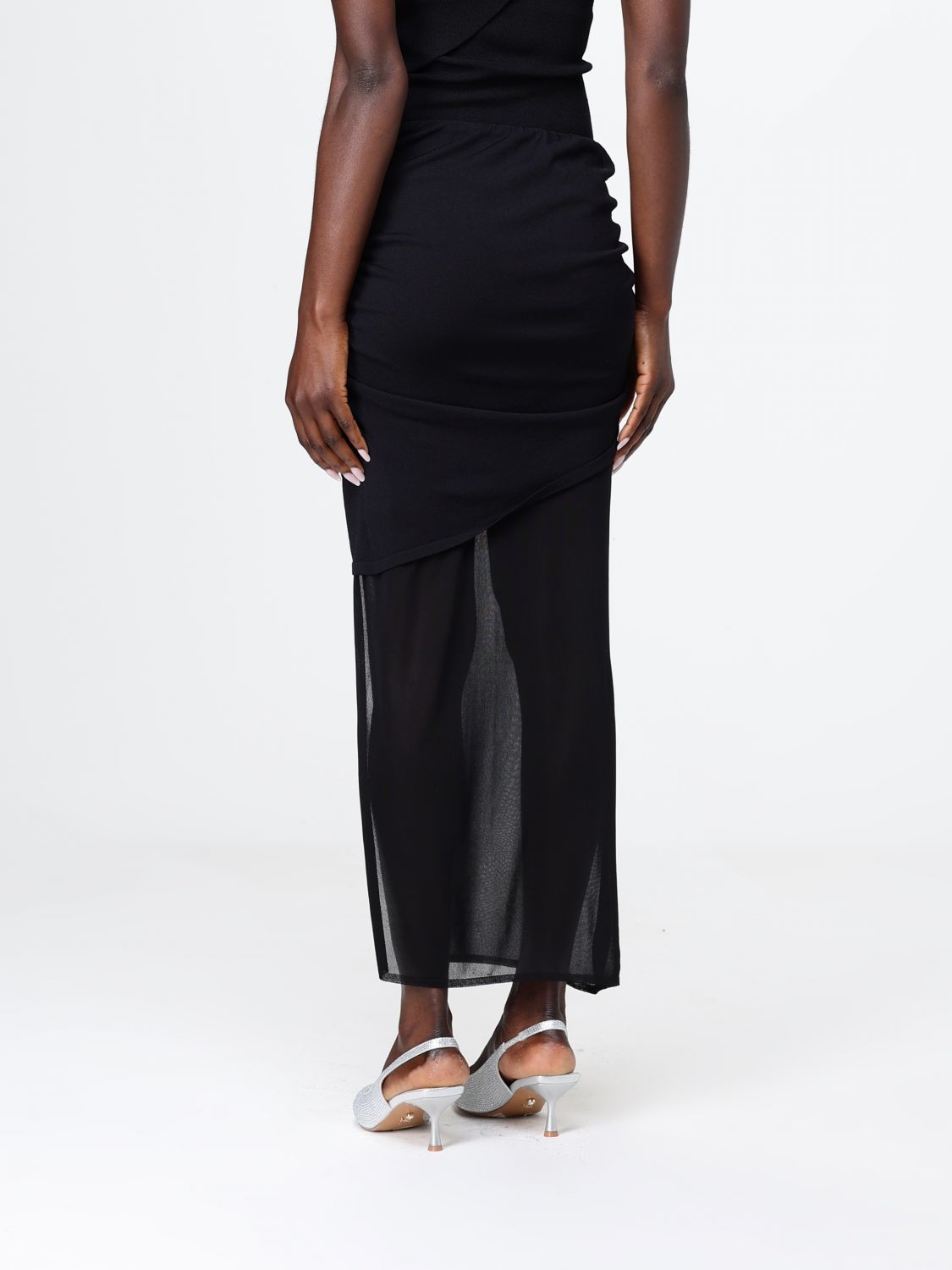 Skirt Woman color Black