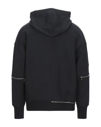 Man Sweatshirt Black Size L Cotton, Elastane, Polyamide