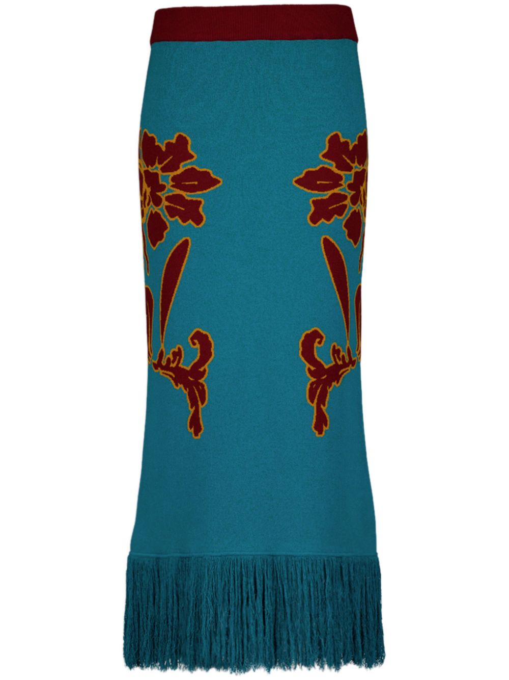Turner Jacquard skirt - Green