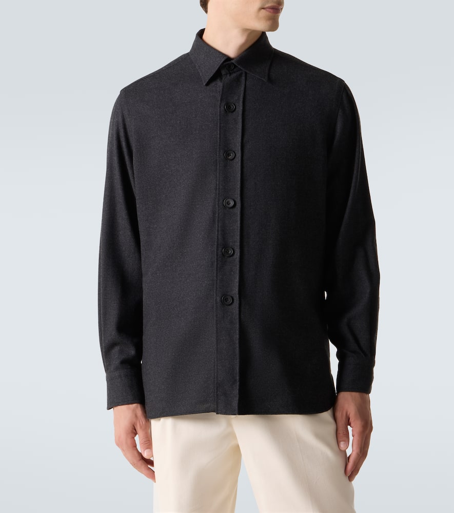 Virgin wool shirt