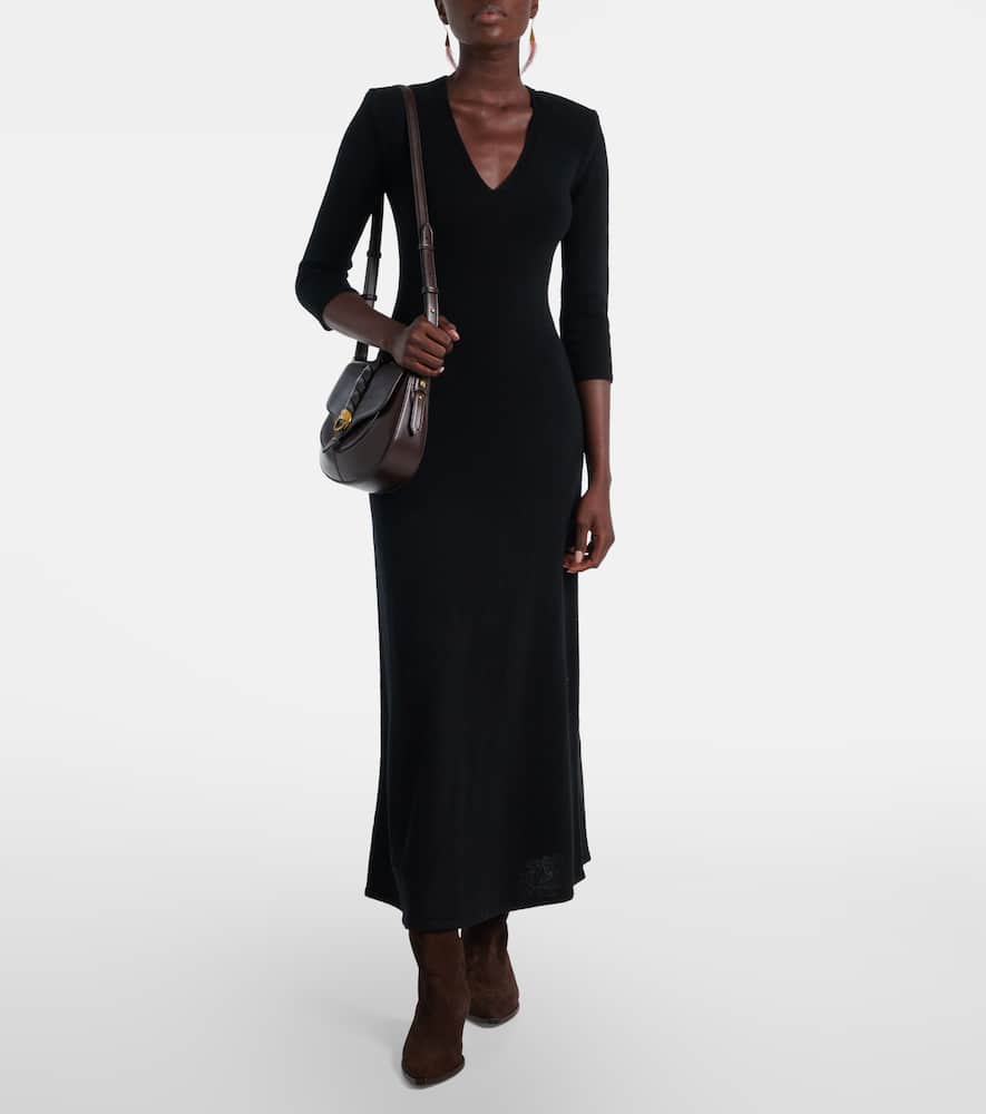 Salina wool-blend maxi dress