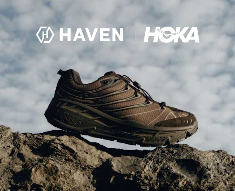 HOKA Stinson Evo GTX HAVEN Shoes in Jet Black/Tarmac