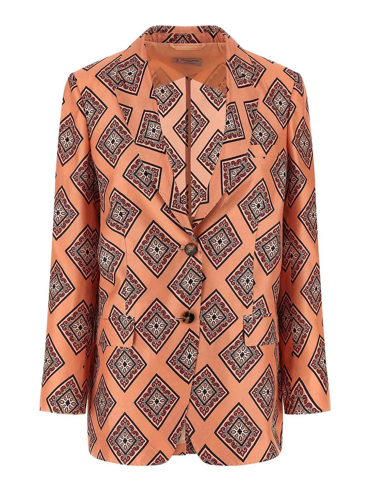Tie Print Blazer