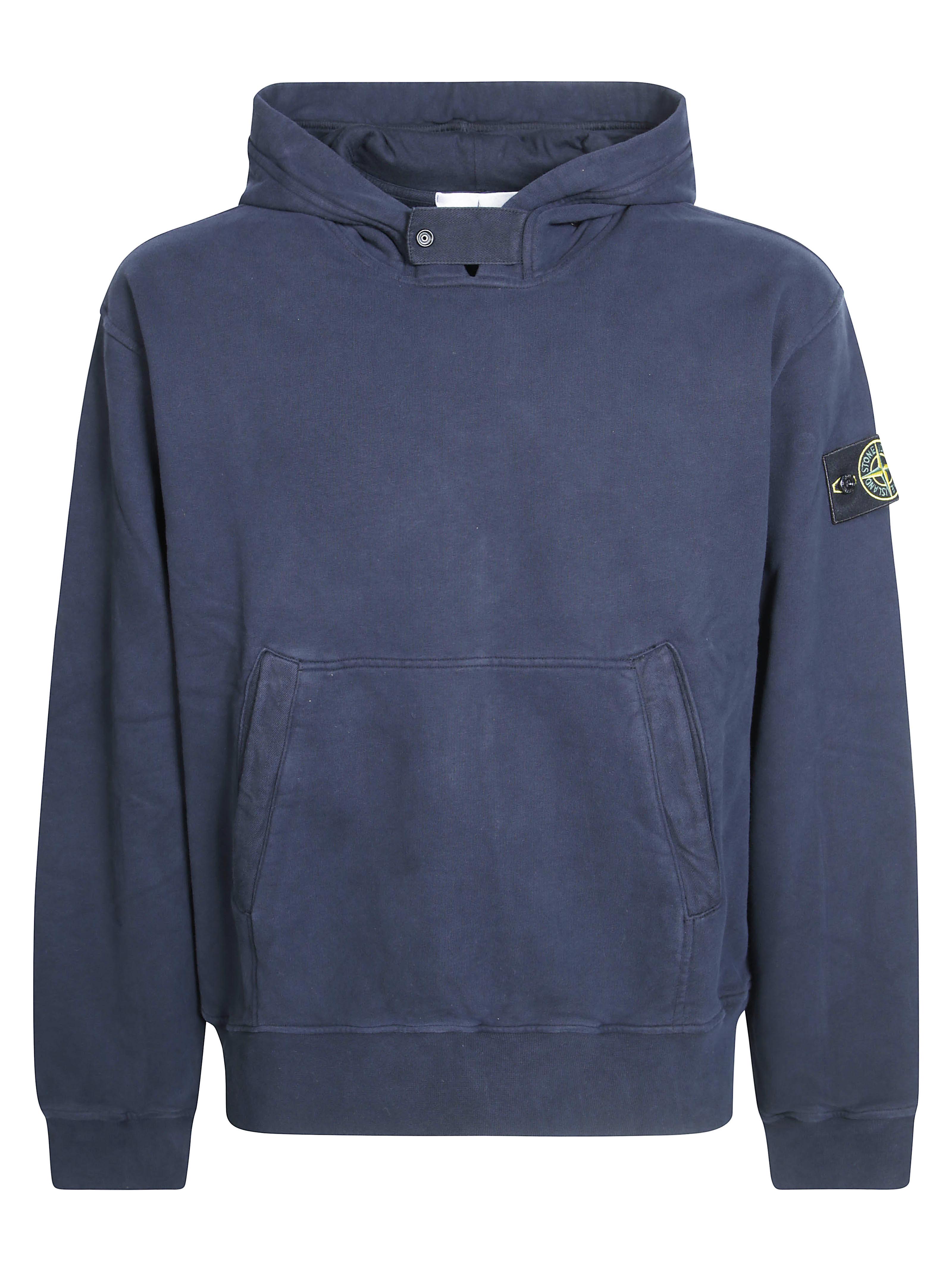 Men's Stone-Texture Fleece Hoodie Sweater