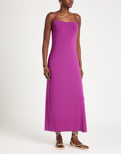 Woman Maxi dress Mauve Size 8 Viscose, Polyamide, Elastane