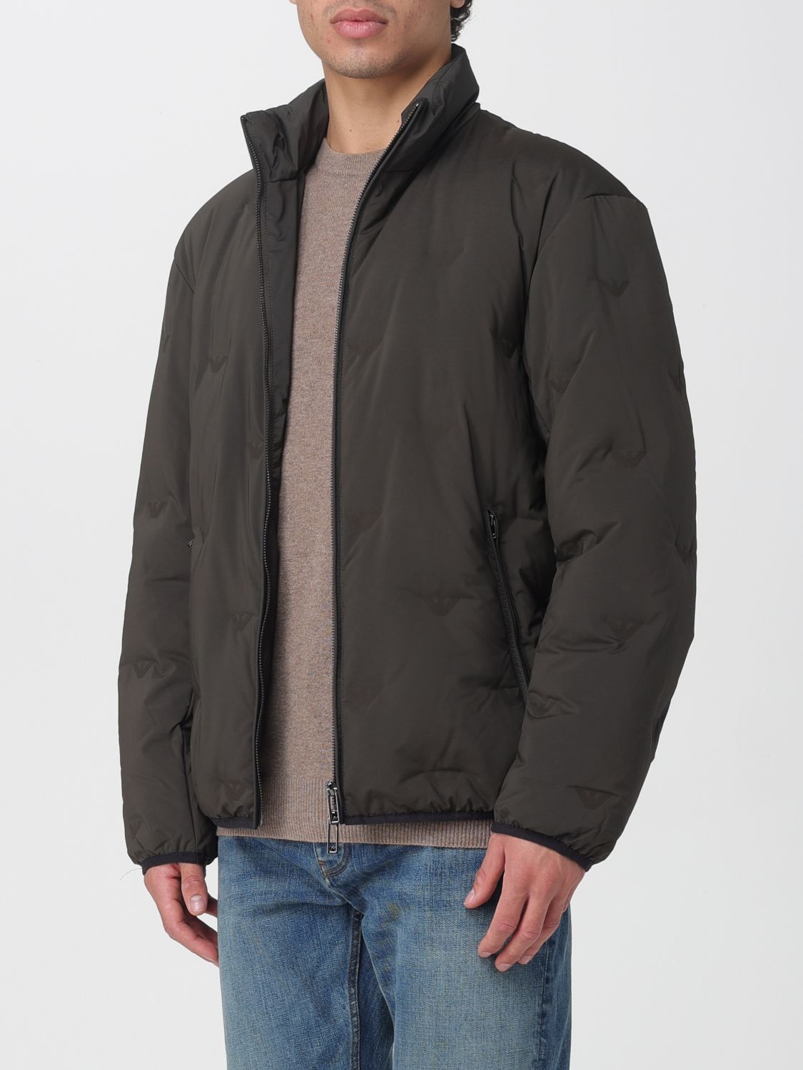 Jacket Men color Green