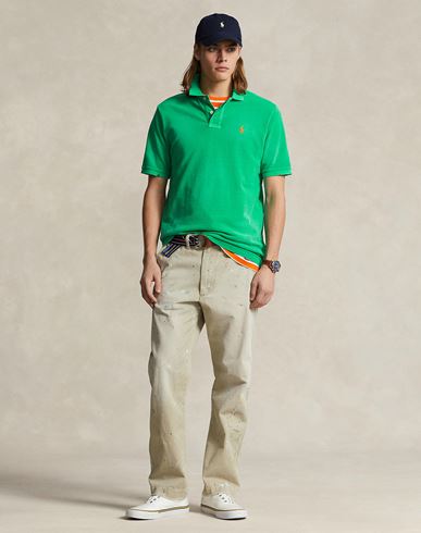 Man Polo shirt Green