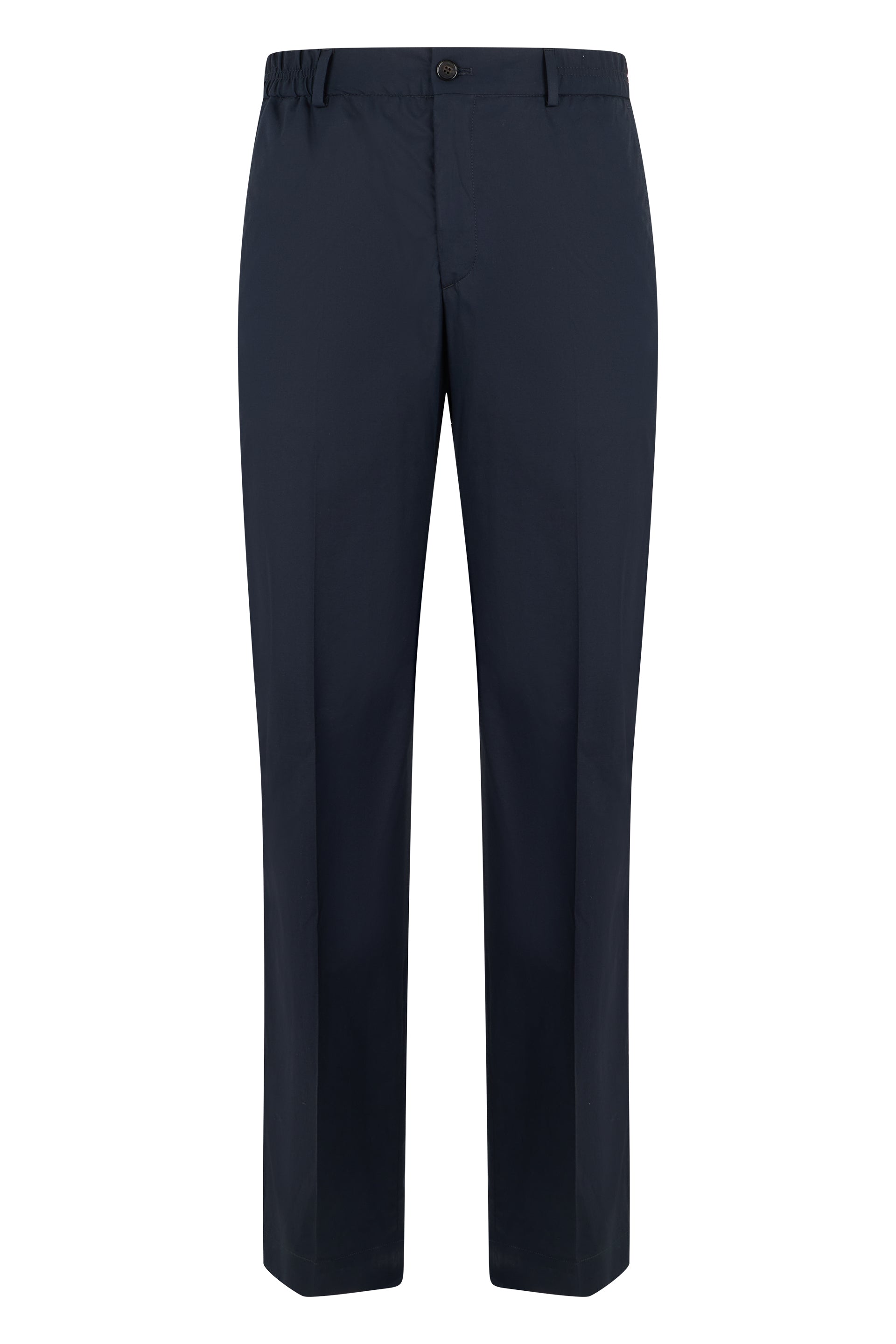 Men's Technical Straight-Leg Trousers with Elasticated Waist