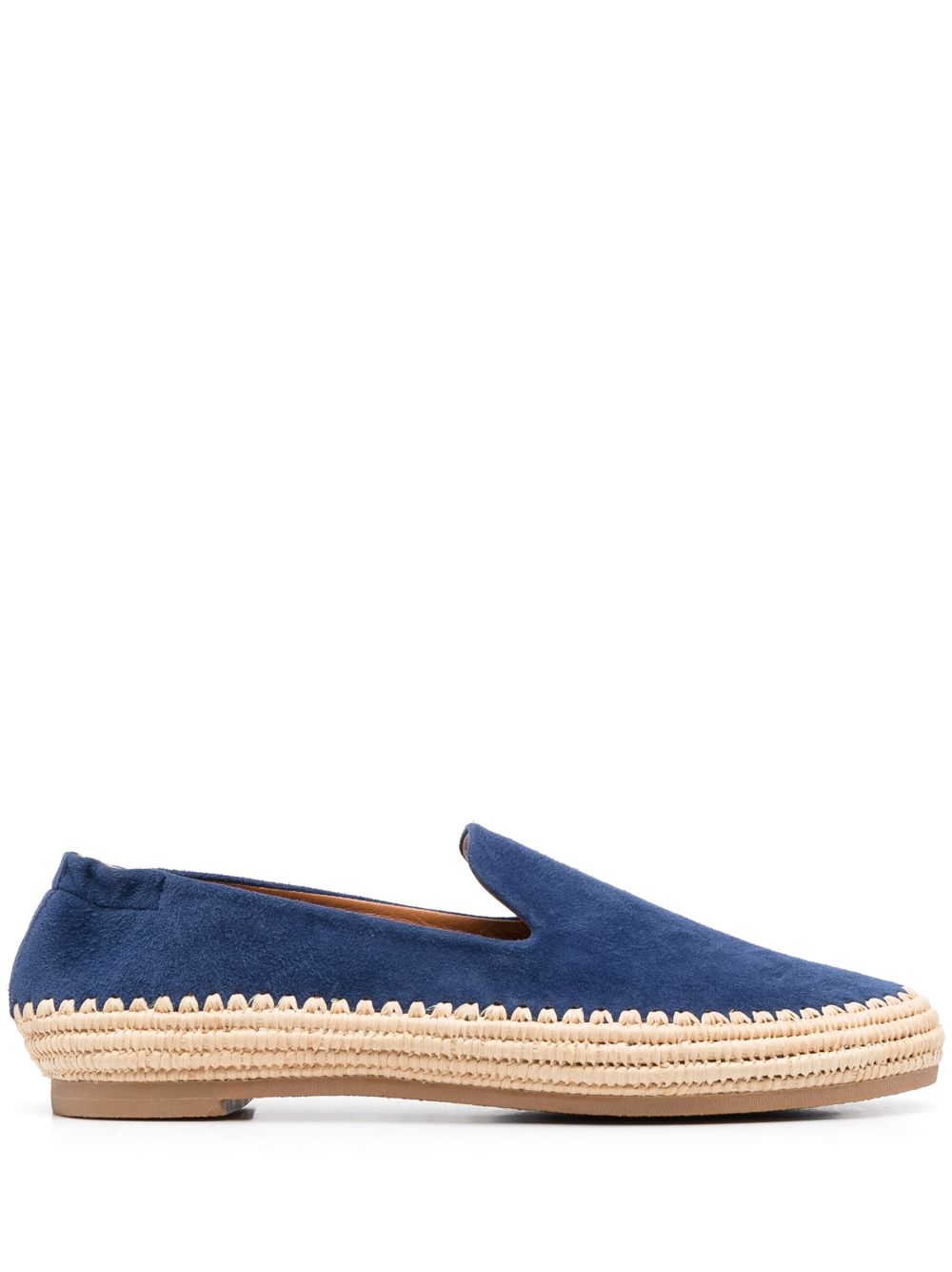 Calf-suede slippers - Blue