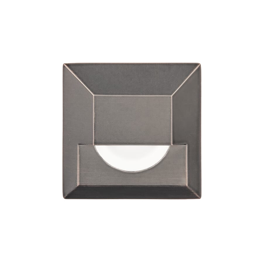 WAC LED 12V Square Step and Wall Light in Bronzed Stainless Stee