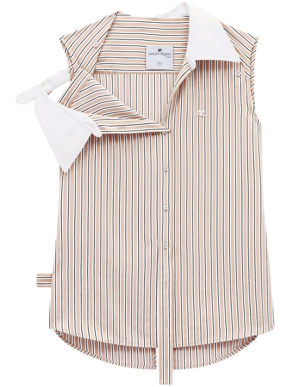 Striped shirt - Brown