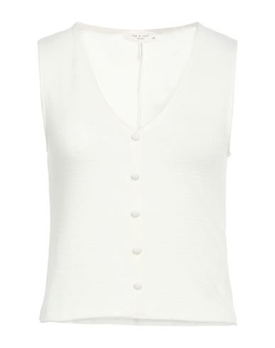Woman Tank top White Size L Viscose, Polyester, Elastane