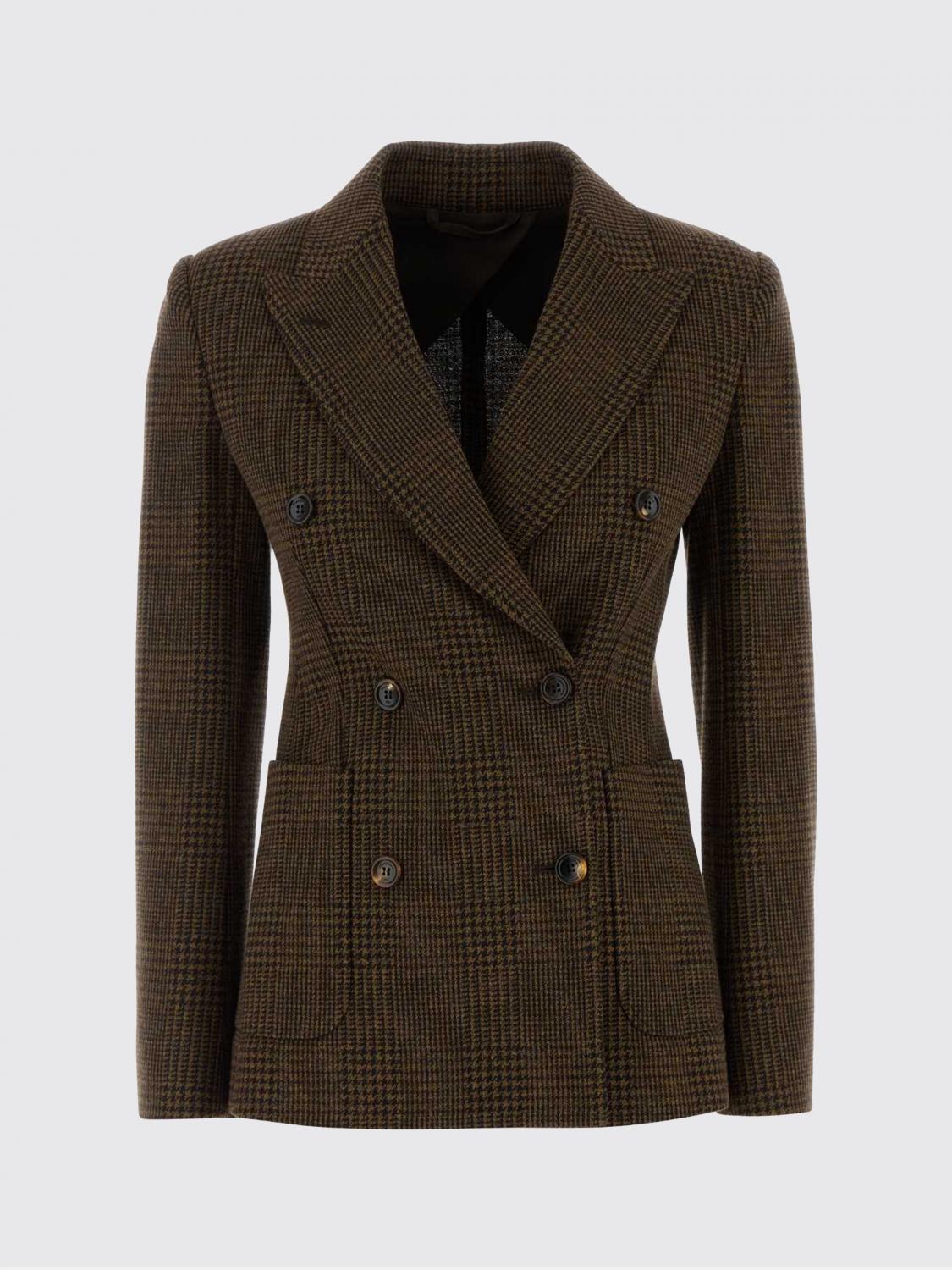 Jacket Woman color Dark