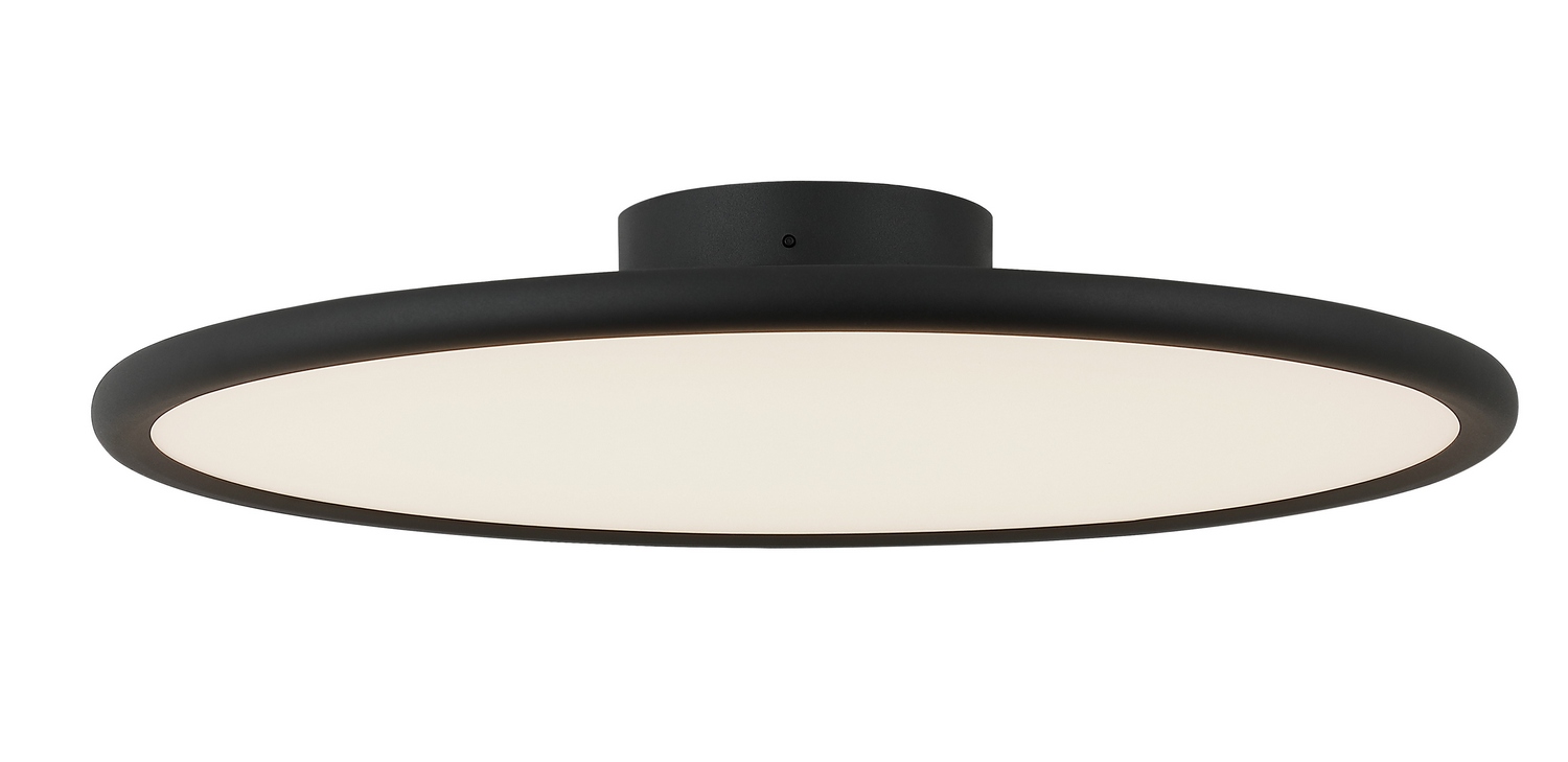 Matte Black LED Wall Sconce Ceiling Mount from the Piper Collection