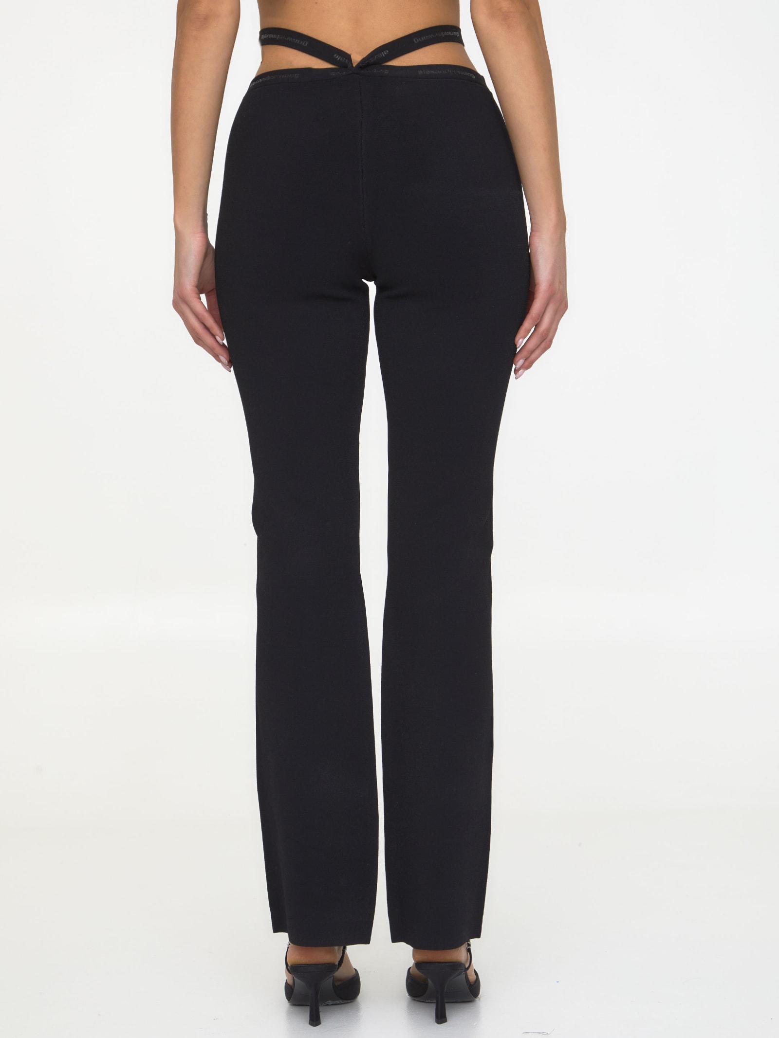 Criss-cross Leggings With Logo