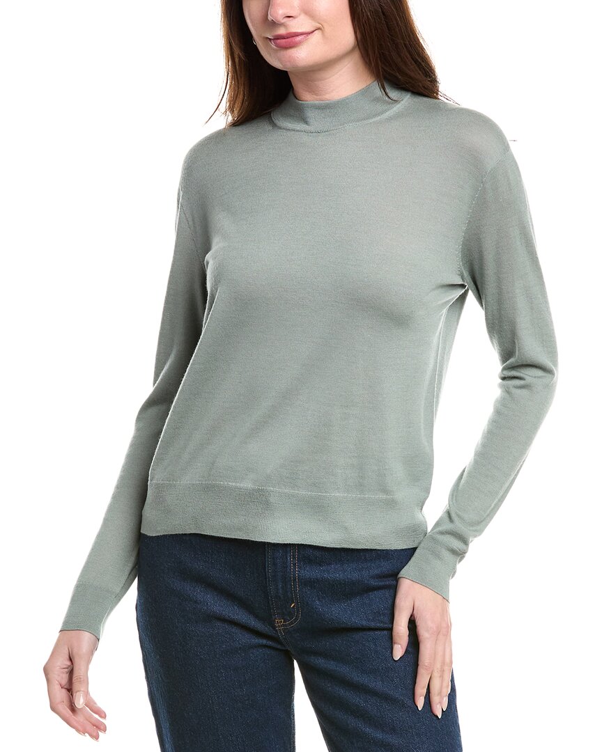 Wool Mock Pullover