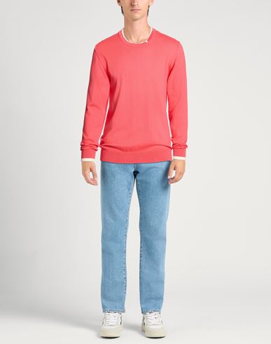 Man Sweater Coral Size 38 Cotton