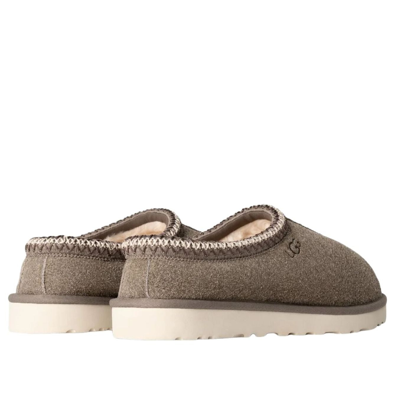Tasman Shaggy Suede Slipper 'Smoke Plume'