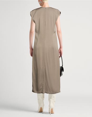 Woman Midi dress Sage green Size 4 Rayon