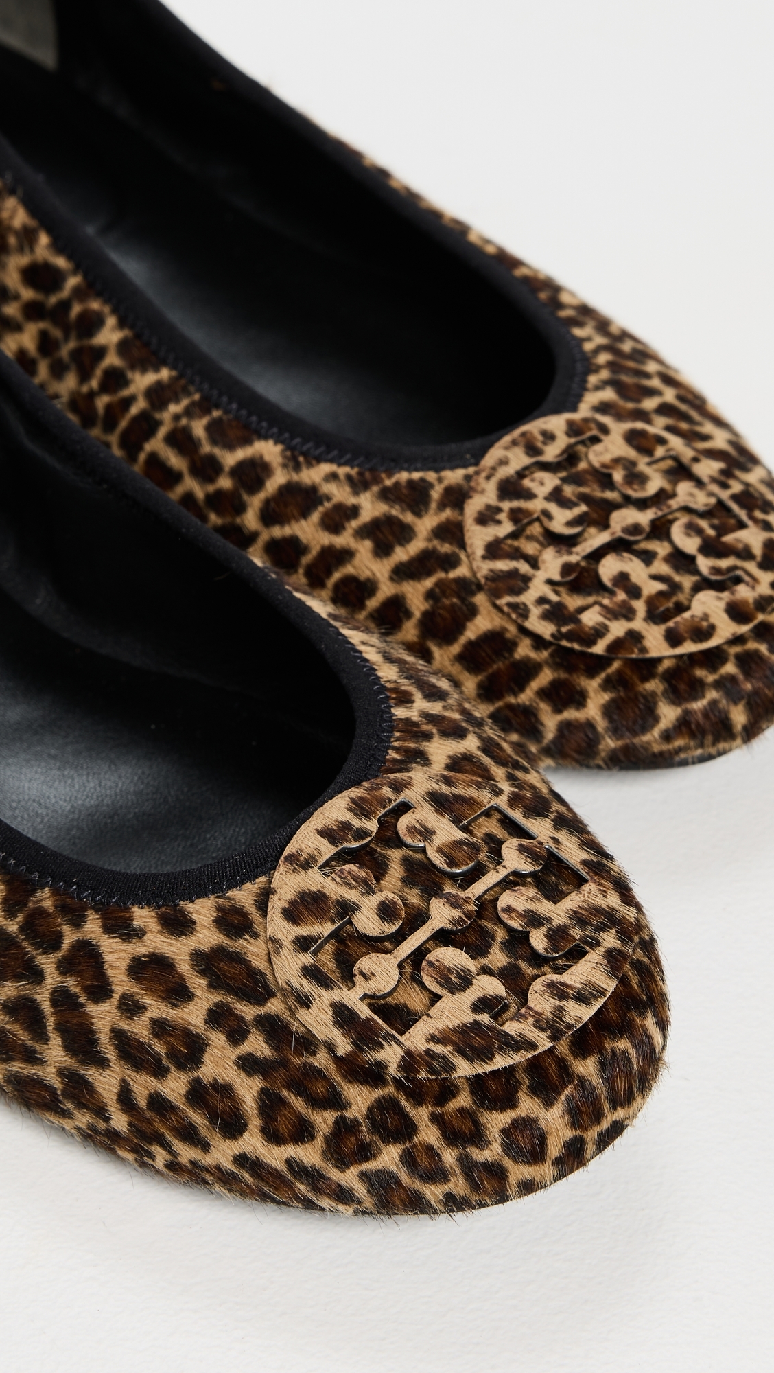 Reva Travel Ballet Flats Leopard Multi
