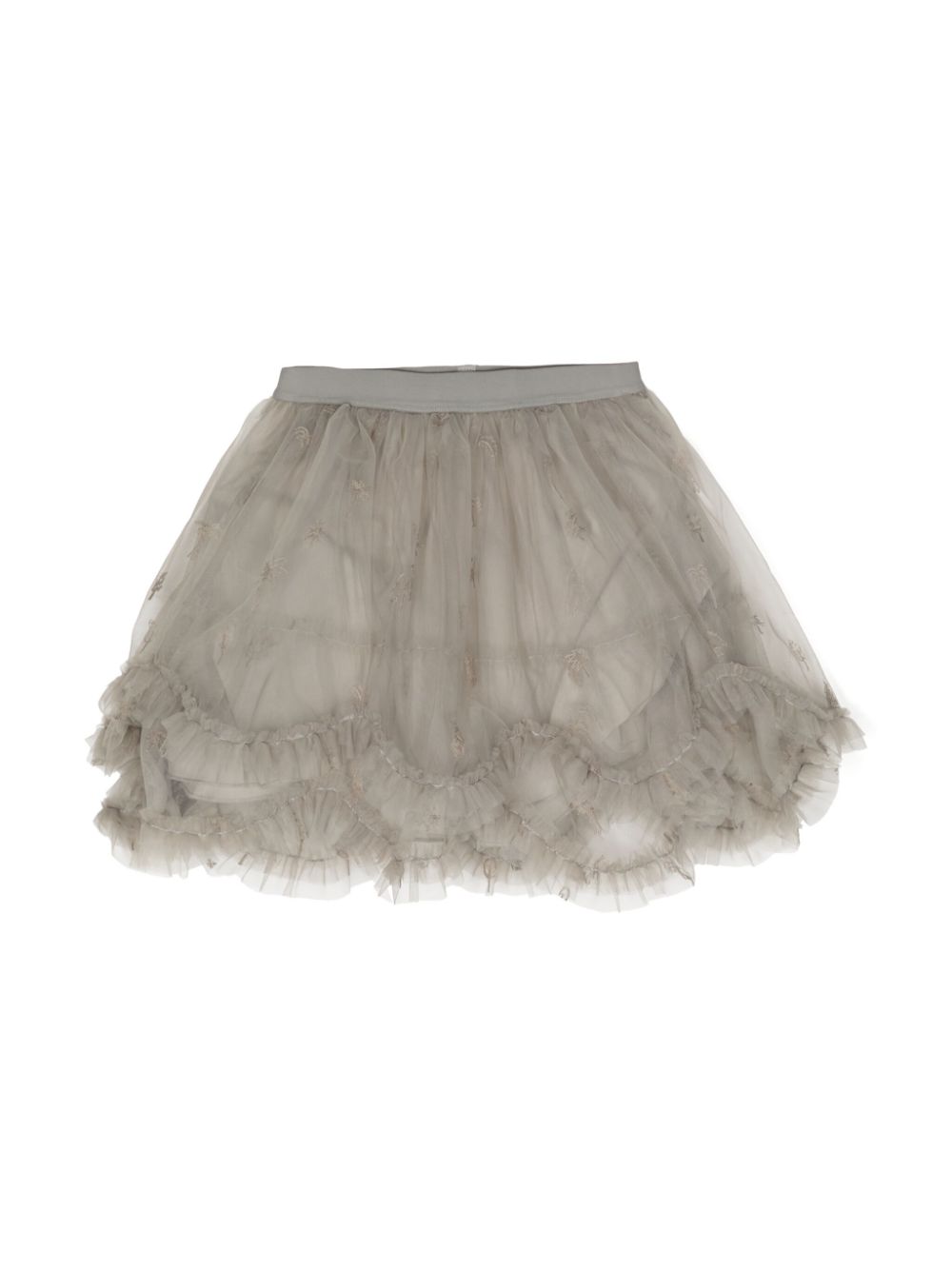 Embroidered tutu skirt - Grey