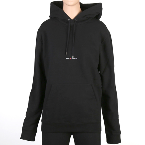 Logo print hoodie