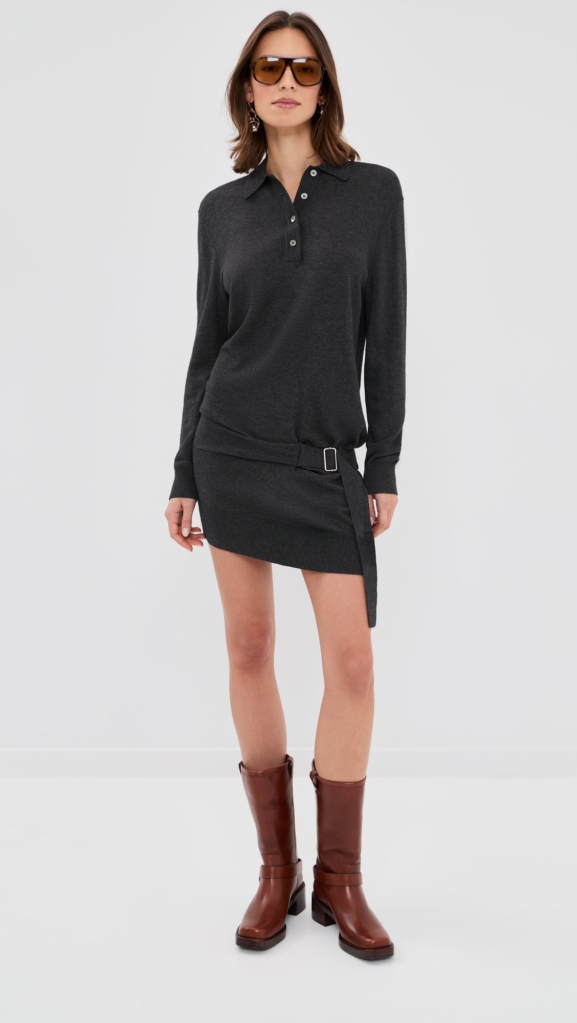 Bathilde Dress Anthracite