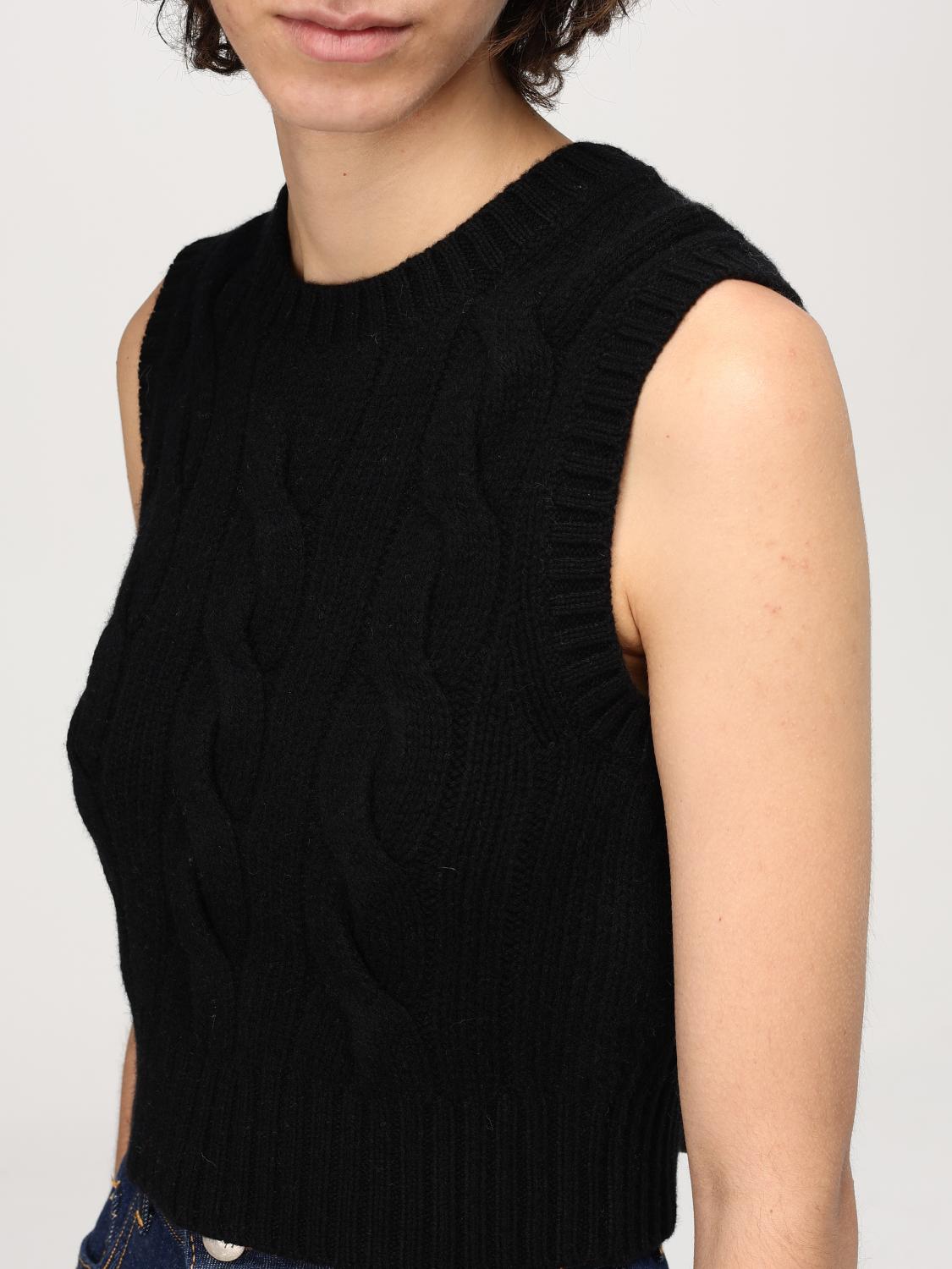 Cable-knit knitted top - Neutrals